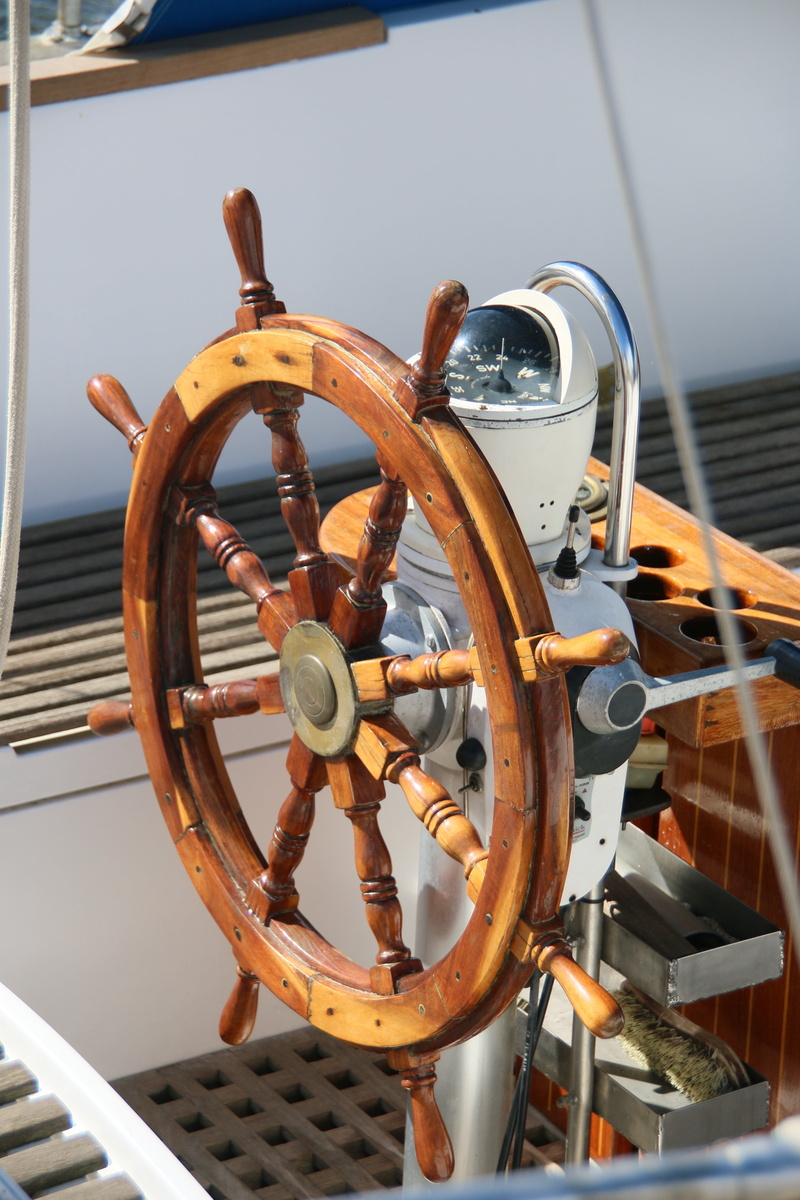 rudder, passenger craft, helm, no people, marine, sailboat, mode of transportation, adventure, outdoors, wood, boat, metal, yacht, vintage, retro, wood - material