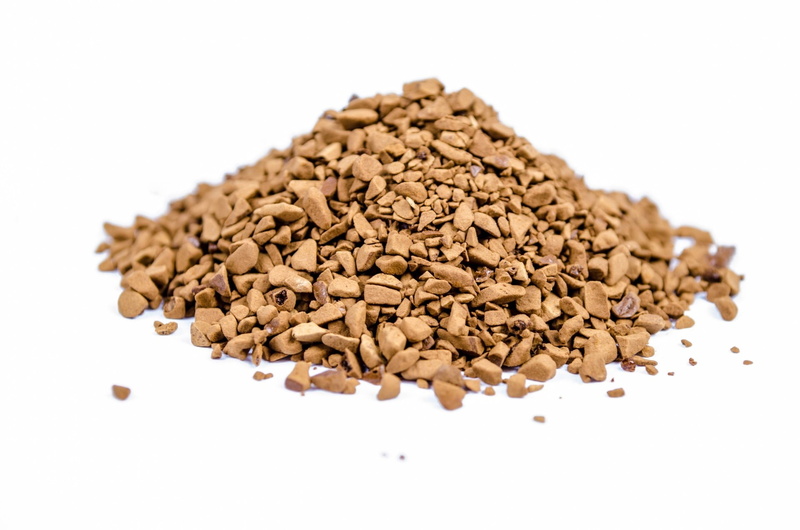 macro, 1080P, soluble, beverage, raw food, studio shot, heap, indoors, crushed, aroma, ingredient, instant coffee, coffee, seed, close-up, granule, breakfast