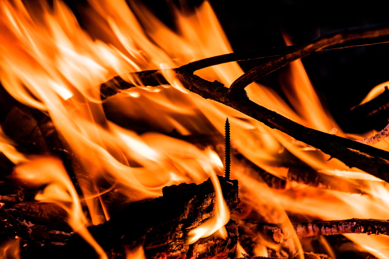 burning, nature, fire, heat - temperature, screw, heat wave, blaze, bonfire, fireplace, flame, bright, 5K, orange color, yellow, wood fire, campfire, brand