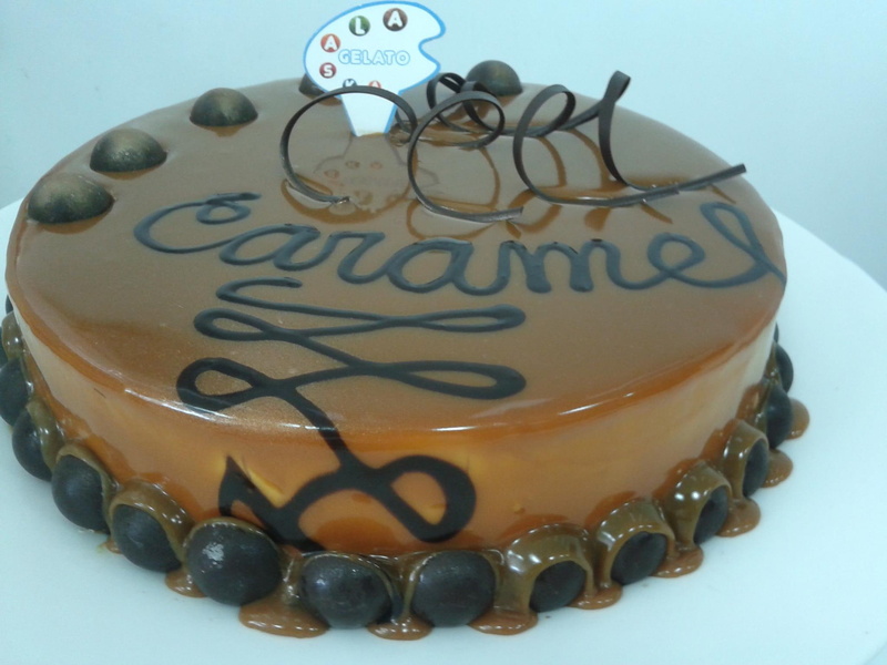 cake, 3d and abstract, brown, white, black, 1080P, caramel, chocolate