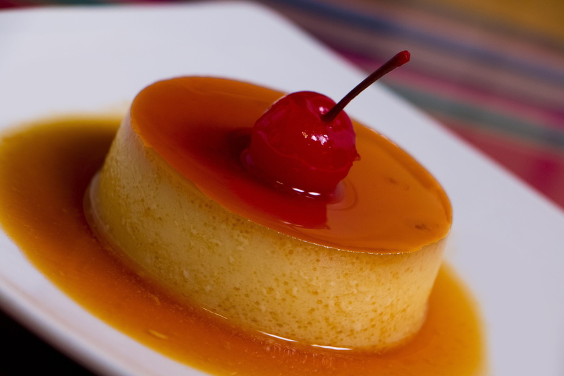 red, caramel, plate, healthy eating, indoors, Delicious, freshness, Sweet, focus on foreground, close-up, Dessert, fruit, temptation, Flan, food, ready-to-eat