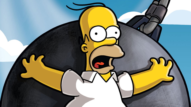 animal wildlife, nature, cartoon, movies, black color, outdoors, multi colored, animal, creativity, 1080P, The Simpsons, no people, representation, animal themes