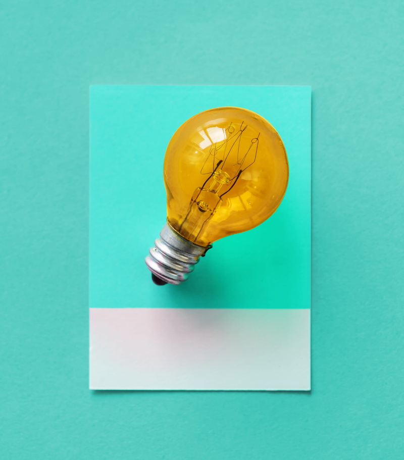 cut out, light, isolated, close-up, concept, card, yellow, image, heat, colored background, electric, invention, orange, idea, creativity, 2K, conceptual