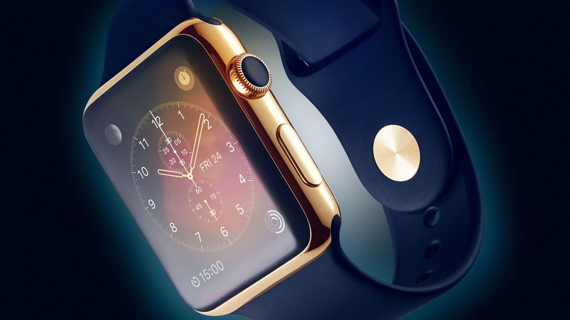 colored background, watch, wireless technology, black background, studio shot, golden, black, modern, technology, dark, indoors, time, medical exam, equipment