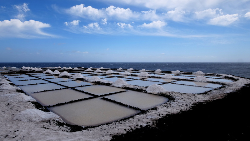 salt, horizon over water, sky, 4K, cloud - sky, beauty in nature, tranquility, sea salt extraction, scenics - nature, idyllic, saline, beach, water, salt flat
