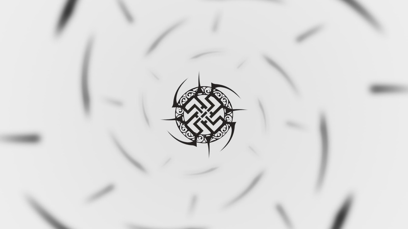 swastika, minimalism, black, tribal, 1080P, logo, white