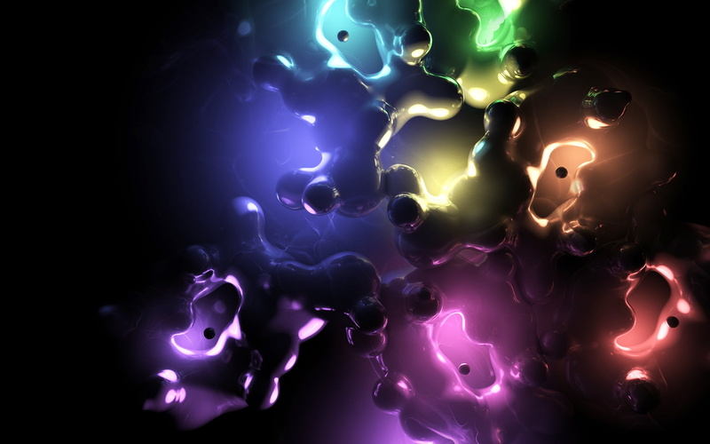 color, night, full frame, black background, nature, assorted, multi colored, pattern, purple, abstract, blots, 1080P, glowing, dark, blue, no people, illustration