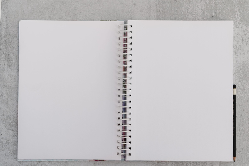 spiral, office supply, blank, opened, notebook, office, clean, studio shot, book, note pad, no people, paper, ring binder, open, white background, copy space