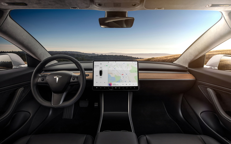 model 3, interior, 5K, Tesla