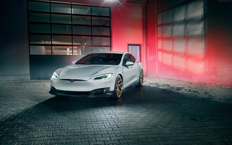 electric car, 4k, 4K, Tesla Model S