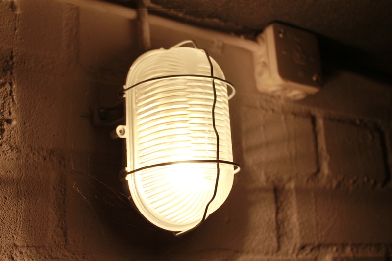 vaulted cellar, indoors, light, masonry, power supply, wall - building feature, fuel and power generation, illuminated, energy efficient, electricity, light bulb