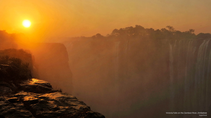 river, zambezi, falls, zimbabwe, victoria, 2K, Waterfalls
