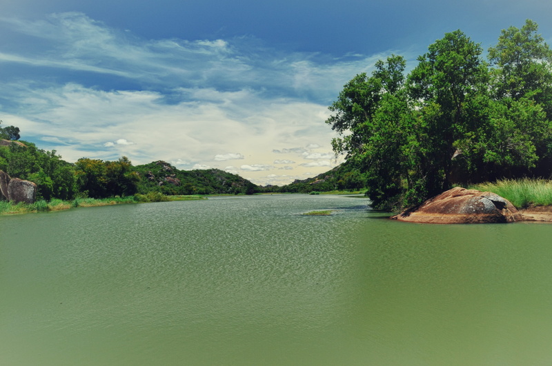 green color, sky, zimbabwe, waterfront, cloud - sky, bulawayo, water, matopos, tranquil scene, scenics - nature, tranquility, maleme dam, day, sea, nature