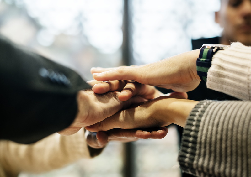 friends, togetherness, 4K, females, hands stacks, greeting, human hand, helping hands, human body part, diverse, colleague, closeup, expression, communication