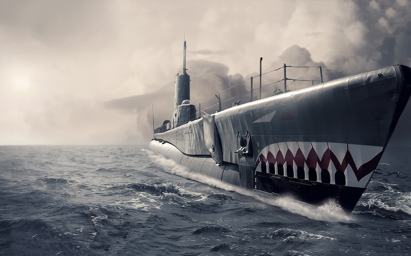 submarine, vehicle, 1080P