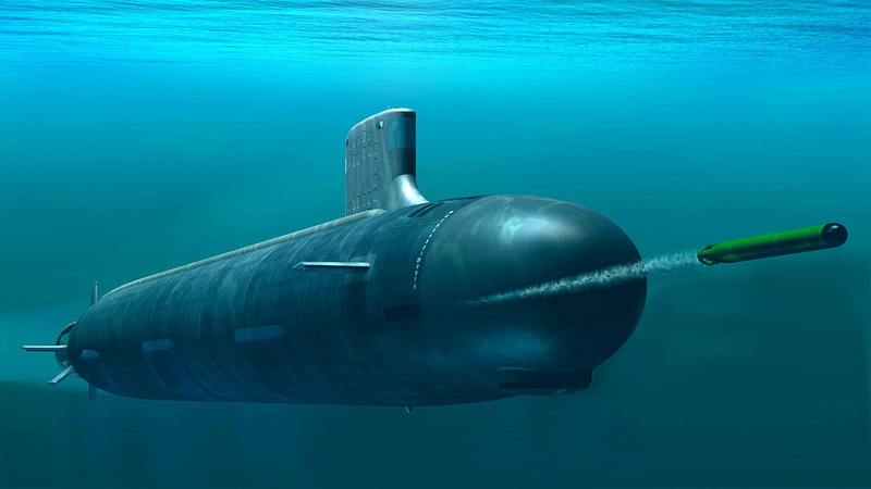 underwater, 1080P, torpedo, vehicle, submarine, military