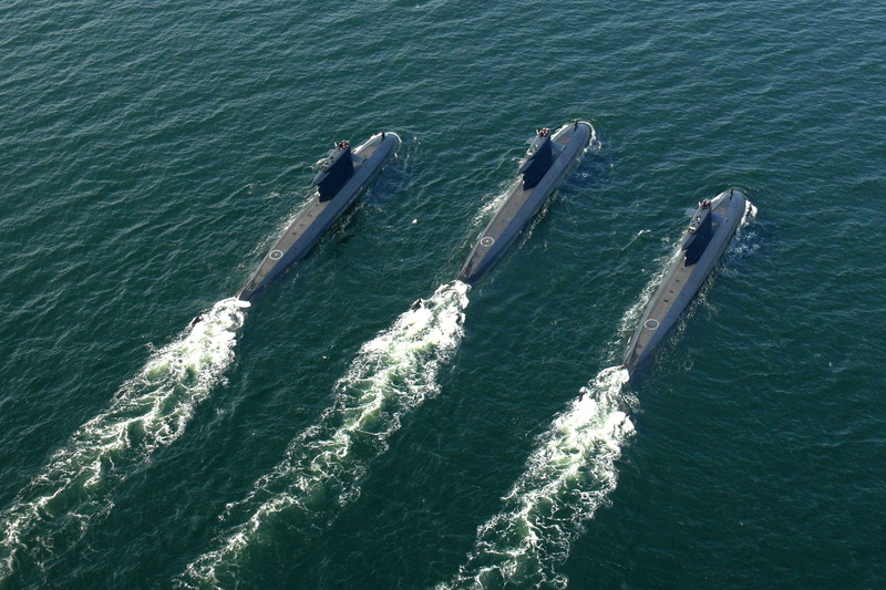 military, nature, blue, tranquility, gray, vehicle, turquoise colored, transportation, beauty in nature, on the move, travel, three, sea, submarine, day