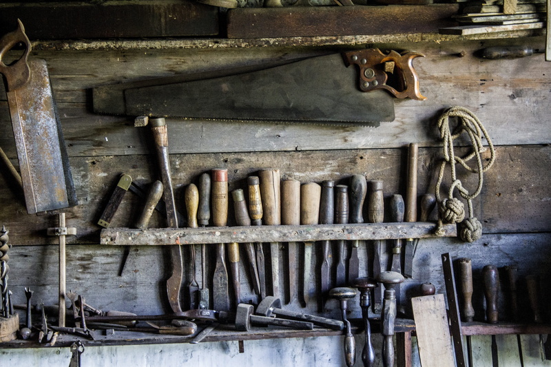 no people, hanging, variation, workshop, tool, assorted, equipment, gardening, retro, choice, spanner, large group of objects, old, hammer, rustic, vintage