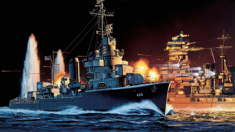 religion, DD-459, no people, mode of transportation, 13 Nov, linear, tower, ships, 1942., near, black, Navy, Benson, Japanese, built structure, type, nautical vessel
