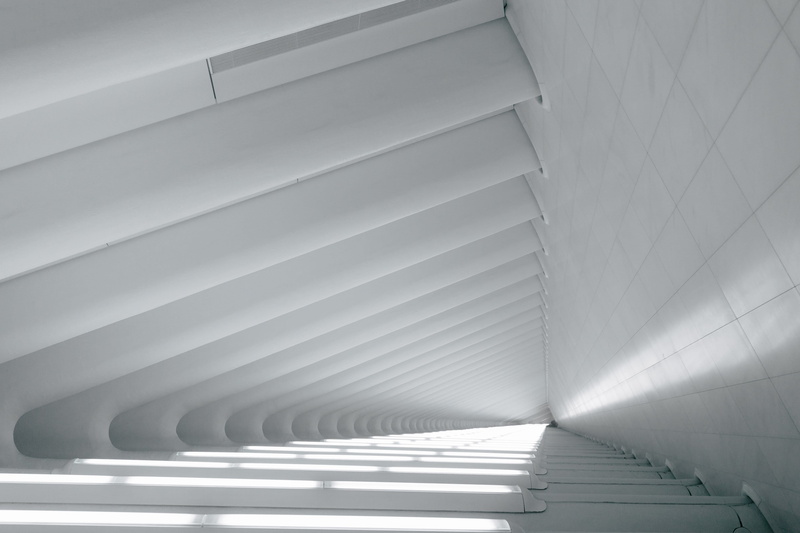 futuristic, Textures, Architecture, indoors, architectural feature, modern, white, 4K, angled, building, no people, Backgrounds, linear, entrance hall