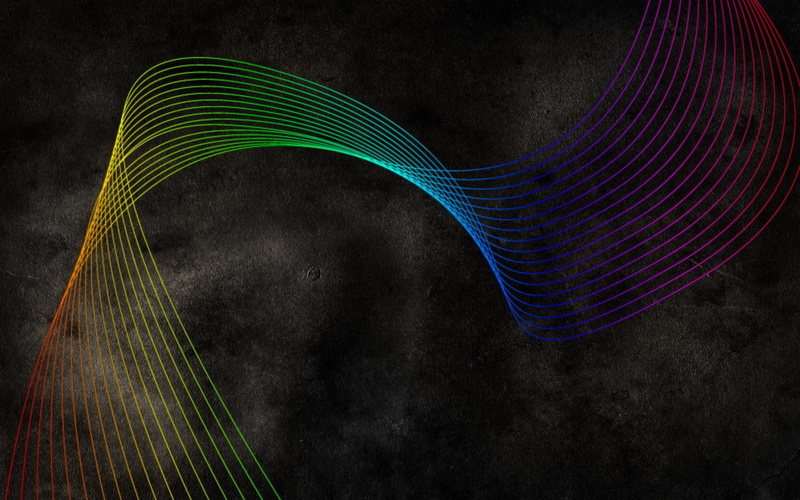 Line, neon, creativity, light trail, black background, indoors, blurred motion, studio shot, pattern, Thin, connection, glowing, long exposure, low angle view