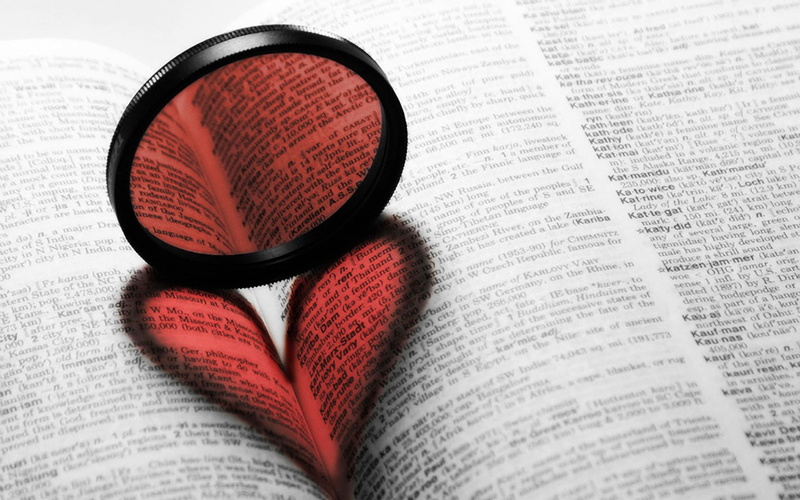 close-up, studying, lens, education, reading, magnification, book, expertise, still life, books, love, activity, no people, paper, red, spirituality, open