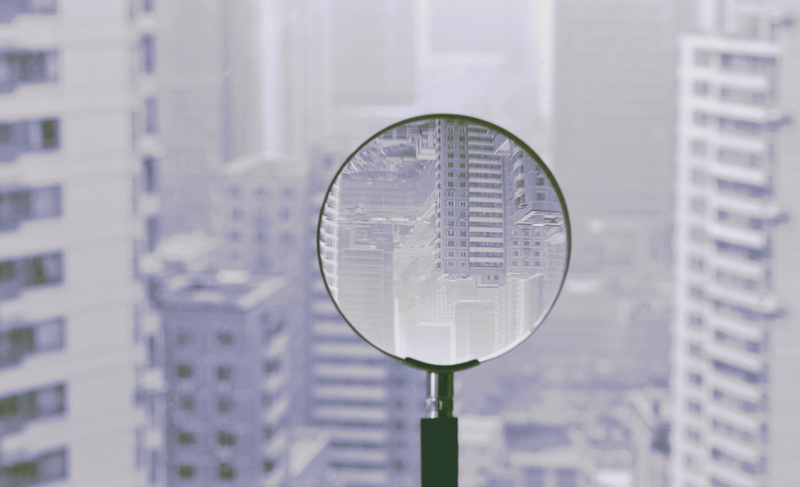 magnification, day, nature, outdoors, 1080P, building, no people, shape, circle, geometric shape, magnifying glass, architecture, photography, transparent