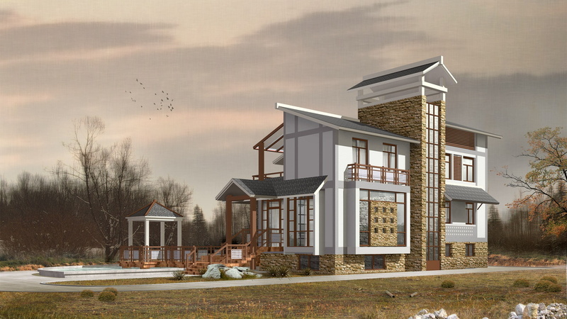 architecture, the project, house, 1080P