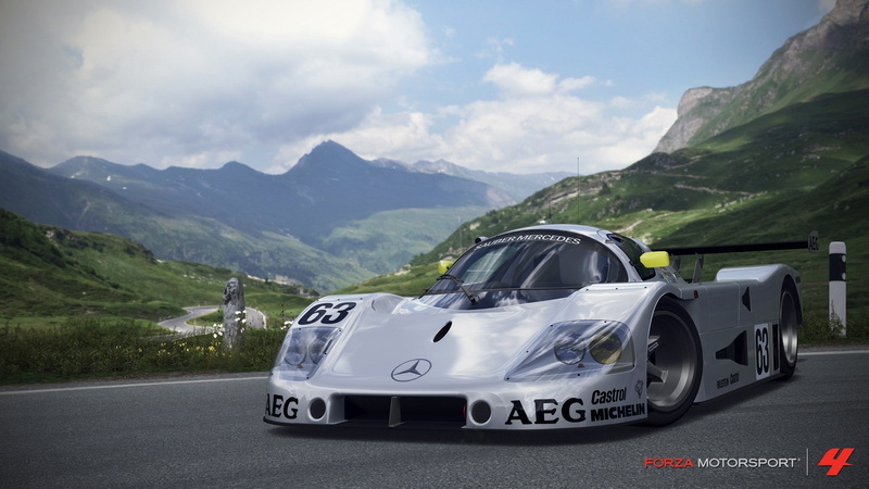 Xbox 360, mercedes, xbox, benz, c, Forza Motorsport 4, Video Games, games, 1080P, hd, motorsport, forza, sauber c9, video, 1989, art, sauber, cars