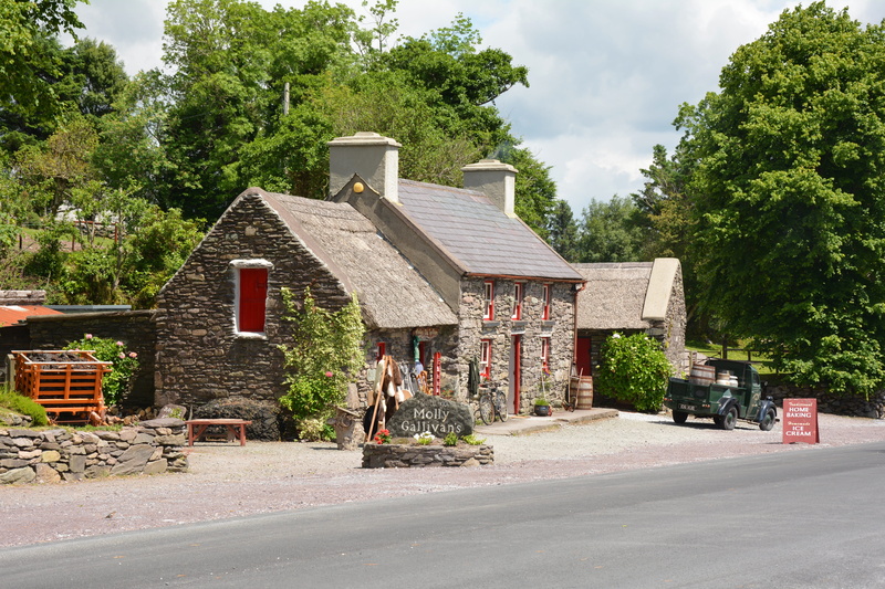 farmhouse, transportation, romantic, nature, street, open air museum, truck, cloud - sky, agriculture, idyllic, museum, gray, built structure, old building