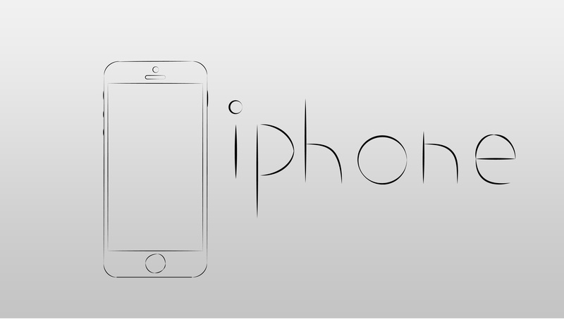 white color, message, cabinet, wooden, technology, connection, communication, symbol, white background, iPhone, simplicity, smartphone, metal, 4K, white