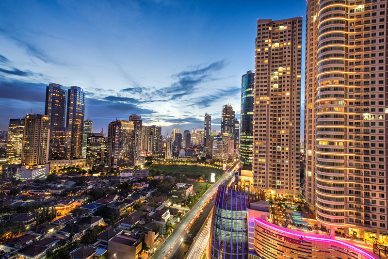 Jakarta, street, casablanca, Casablanca Street, Indonesia, Buildings, rise, high, 1080P