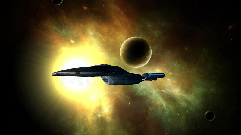 astronomy, sky, 1080P, airplane, nature, cloud - sky, moon surface, mode of transportation, mid-air, outdoors, planet - space, space, star trek voyager