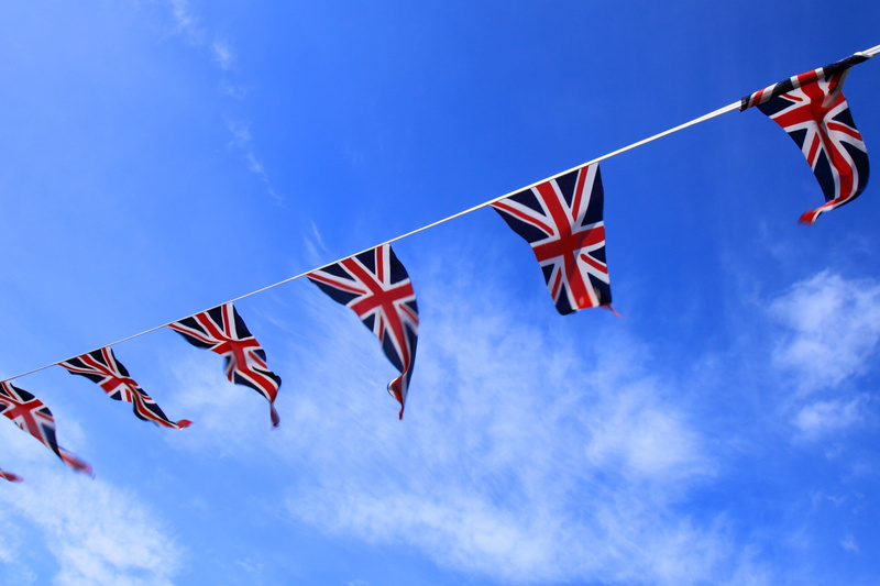 outdoors, independence, low angle view, British, flying, symbol, cloud - sky, nature, national, day, patriotism, multi colored, america, hanging, waving