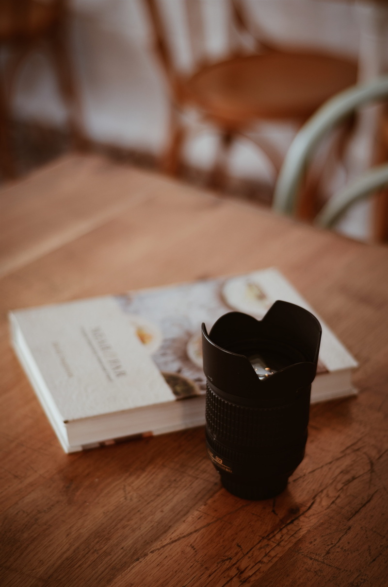 still life, zoom, open, unhealthy eating, wooden, inside, publication, wood - material, high angle view, baked, home interior, furnitures, food and drink