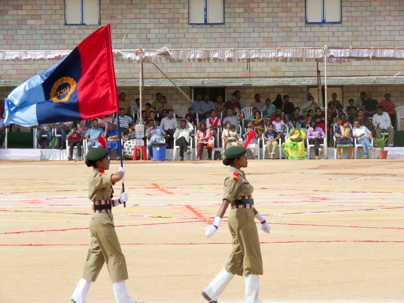 school, uniform, architecture, group of people, standing, crowd, men, school-ncc, women, built structure, watching, sport, 4K, large group of people, playing