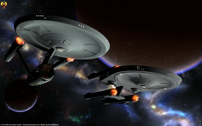 Star Trek, Star Trek: The Original Series, Constitution-class, USS Haversham (NCC-2504), Sci Fi, Starship, USS Enterprise (NCC-1701), 1080P
