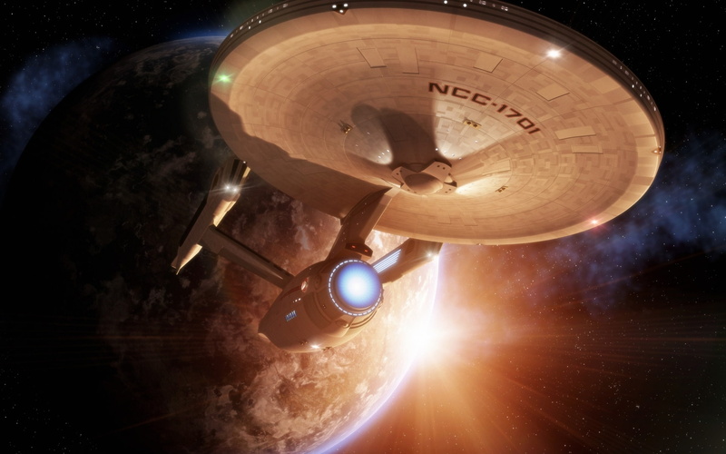 star trek, 1080P, ncc-1701, no people, sky, night, space exploration, musical instrument, galaxy, nature, space, lens flare, spacecraft, music, planet earth