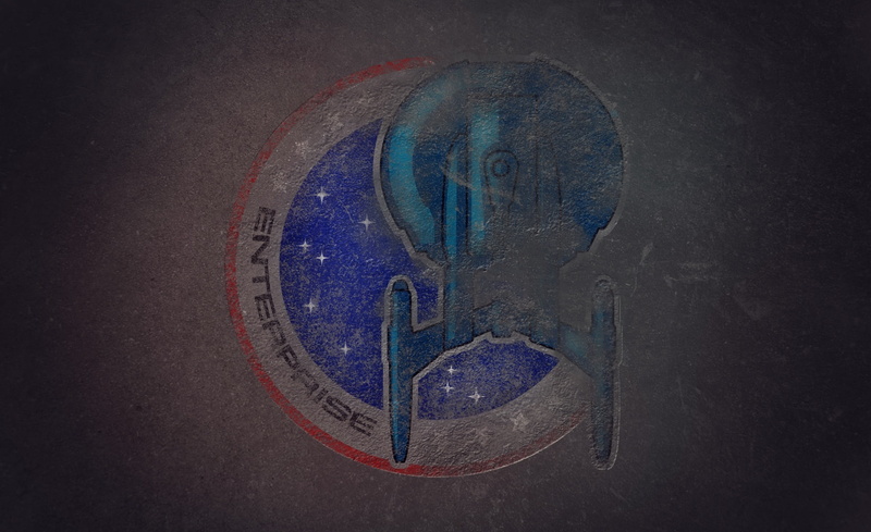 concrete, built structure, digital composite, gray, circle, no people, number, geometric shape, star, symbol, human representation, city, Star Trek, indoors