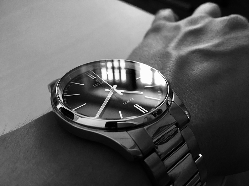 hand, business, time, festina, 4K, white, bw, steel, body part, wristwatch, accuracy, men, instrument of time, close-up, personal accessory, watch, clock face