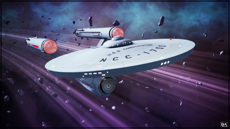 Star Trek: TOS, Star Trek, spaceship, 4K, vehicle
