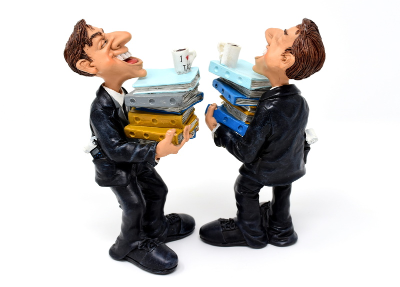 billing, young women, office, people, lifestyles, business, files stacked, office job, smiling, work, emotion, tax consultant, fun, finance, young men