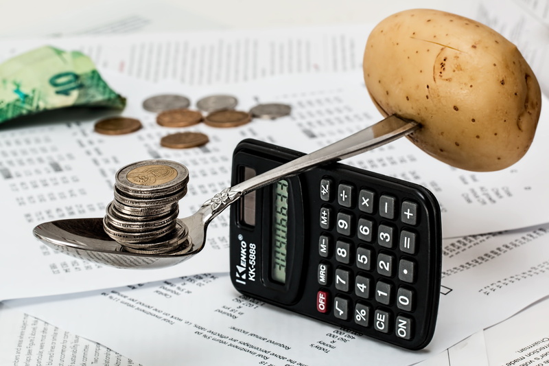 calculation, balance, food shopping, earning, manage, saving money, no people, balancing, indoors, table, cost of living, high angle view, stack, careful