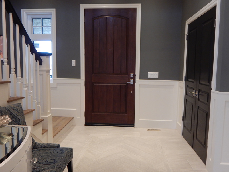 home showcase interior, modern, no people, 4K, interior, door, brown, hallway, home, design, contemporary, hall, indoors, building, luxury, wealth, wooden