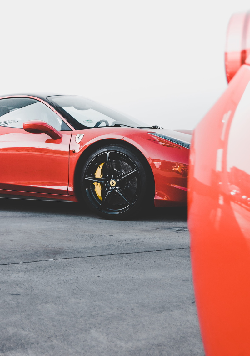 yellow, closeup, day, light, caliper, mode of transportation, supersport, transport, no people, road, close-up, automotive, travel, asphalt, wheel, flair