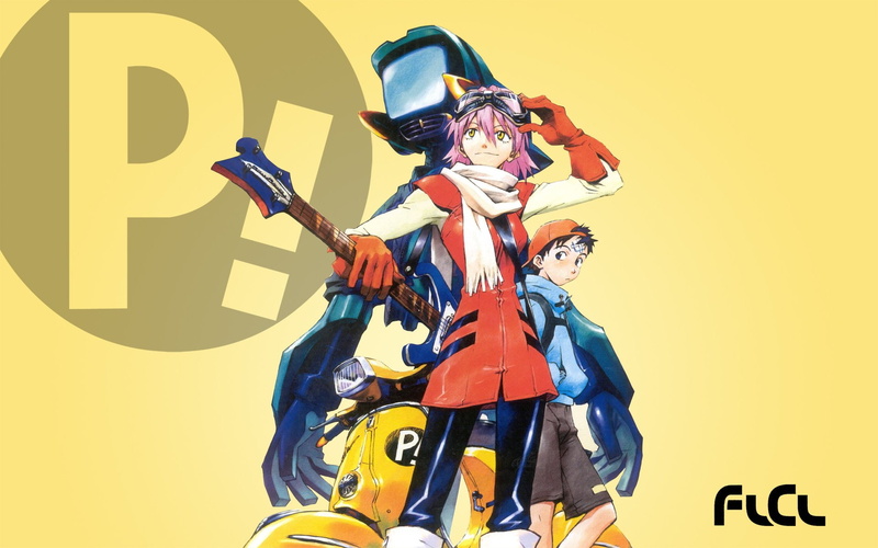background, haruhara, 1080P, haruko, nandaba, vespa, cooly, flcl, naota, fooly, canti, simple
