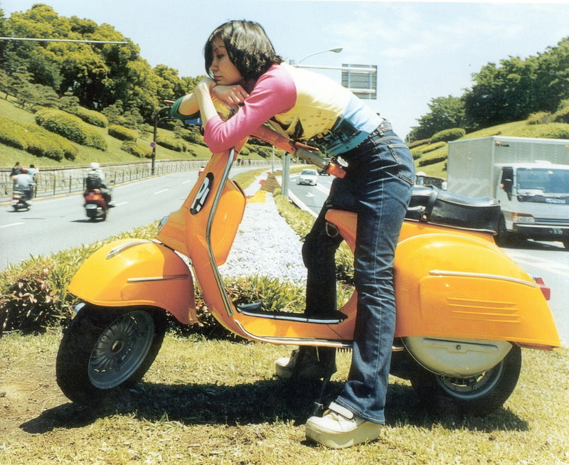 flcl, vespa, 720P, cooly, fooly