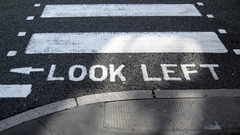 transportation, city Life, lane, close-up, road Sign, asphalt, western script, city, outdoors, lettering, road, pedestrian, capital letter, traffic, arrow Symbol