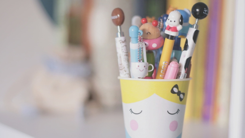 selective focus, no People, creativity, food, stand, fun, color Image, art and craft, celebration, pen, still life, desk organizer, variation, close-up