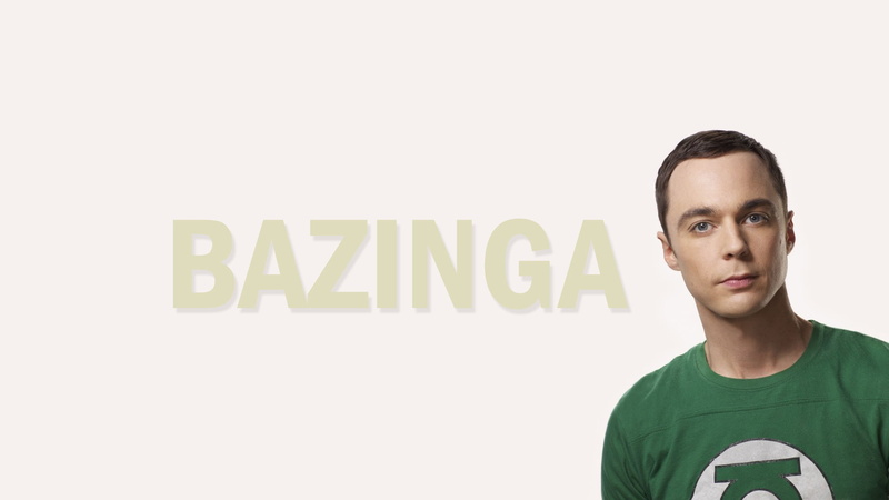 Bazinga, white Background, sign, physics, green, t-Shirt, people, copy Space, caucasian Ethnicity, standing, uSA, s, shirt, text, Sheldon Cooper, contemplation